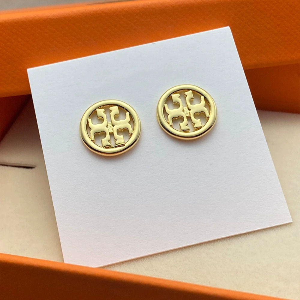 Tory Burch Gold Plated Earrings Pair